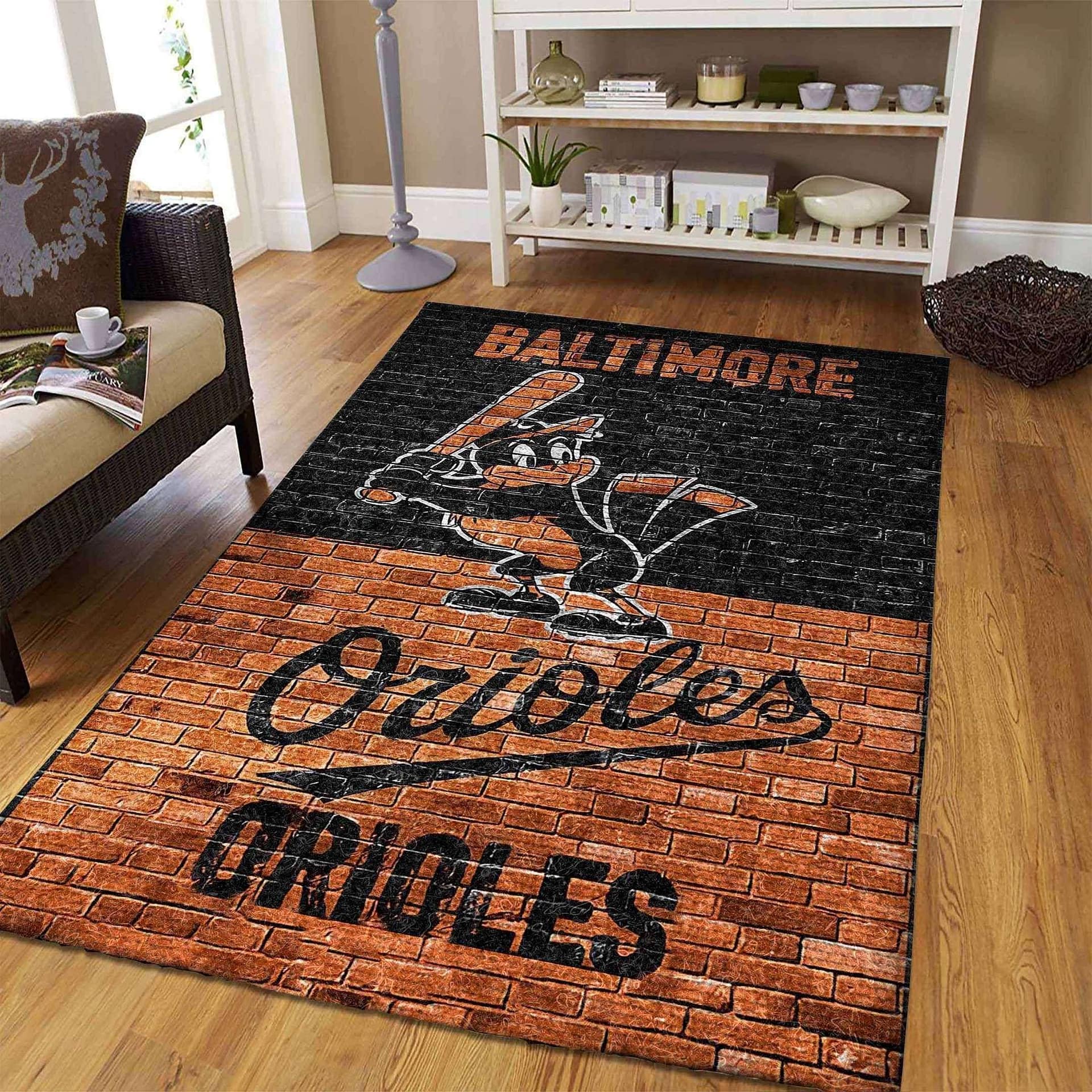 Amazon Baltimore Orioles Living Room Area No2146 Rug