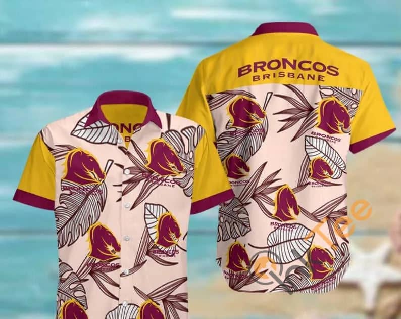 Amazon Best Selling Brisbane Broncos Hawaiian Shirts