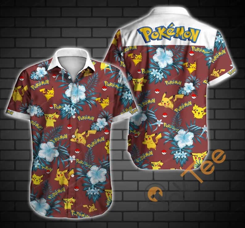 Amazon Best Selling Pokemon Hawaiian shirts