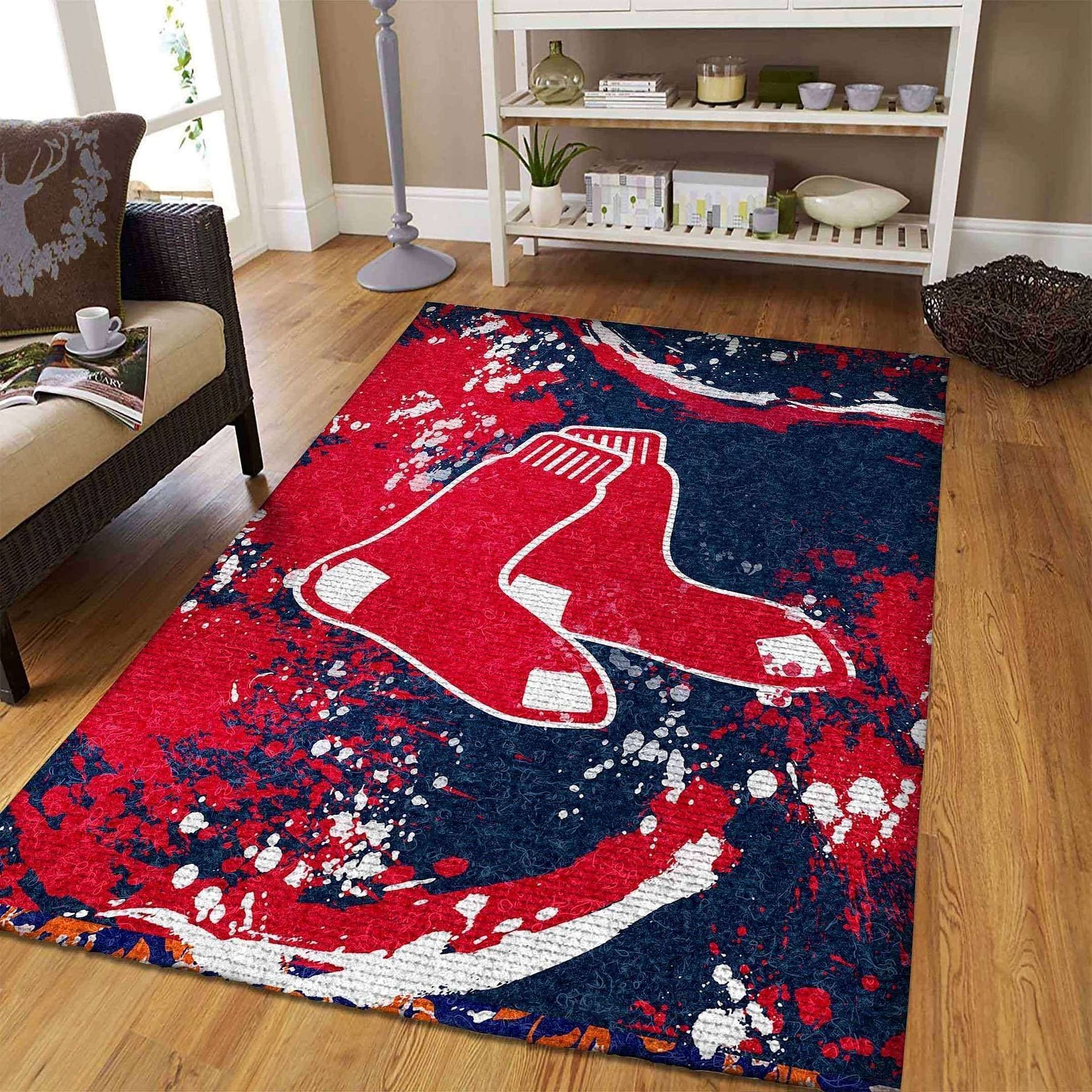Amazon Boston Red Sox Living Room Area No2275 Rug
