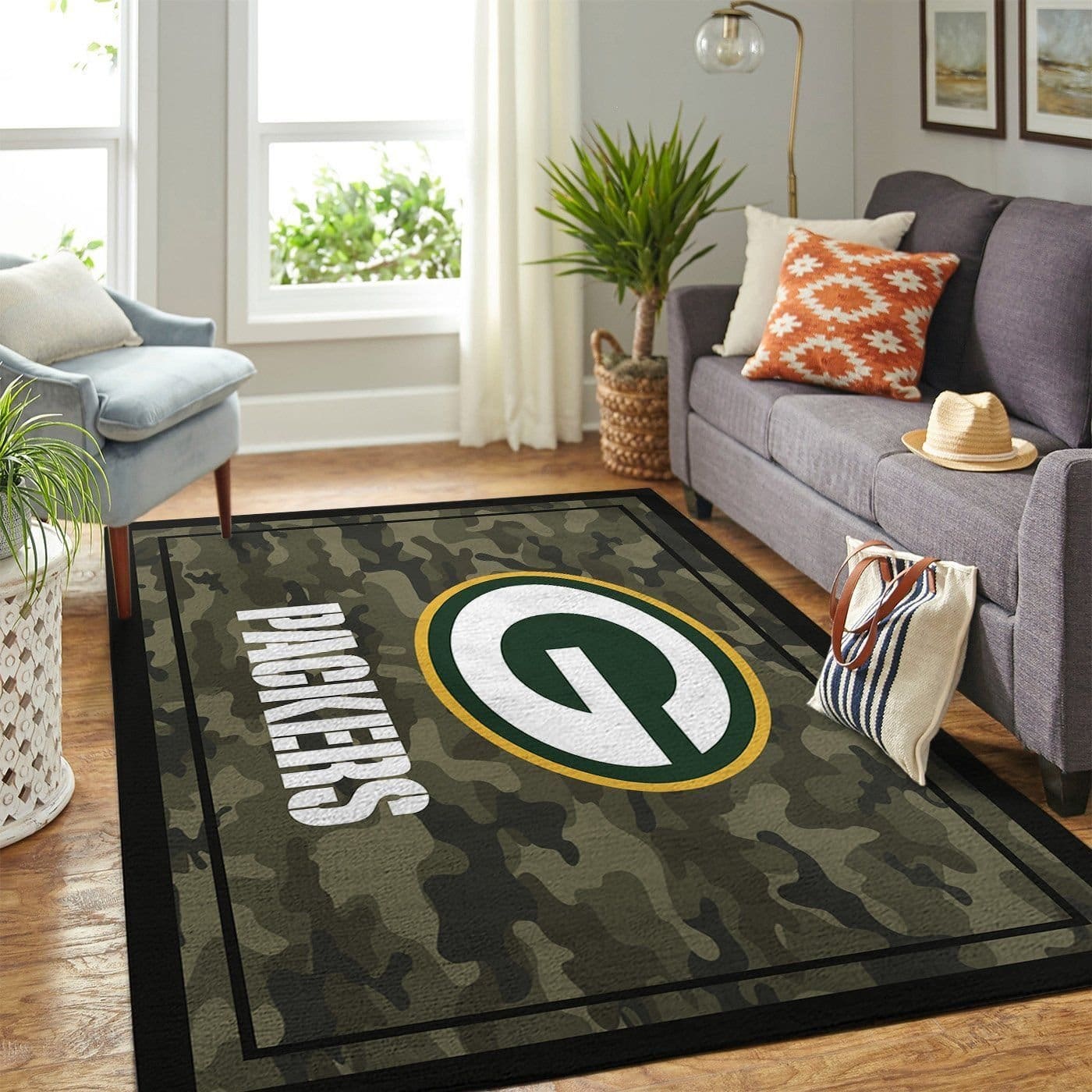 Amazon Green Bay Packers Living Room Area No3111 Rug