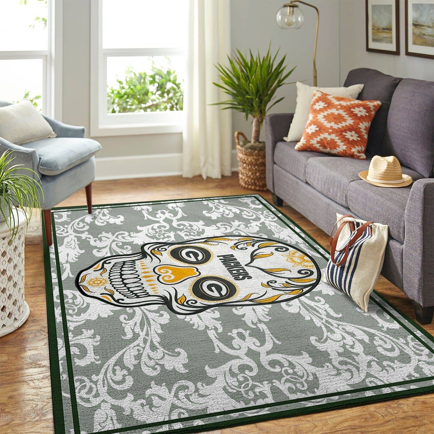 Amazon Green Bay Packers Living Room Area No3120 Rug