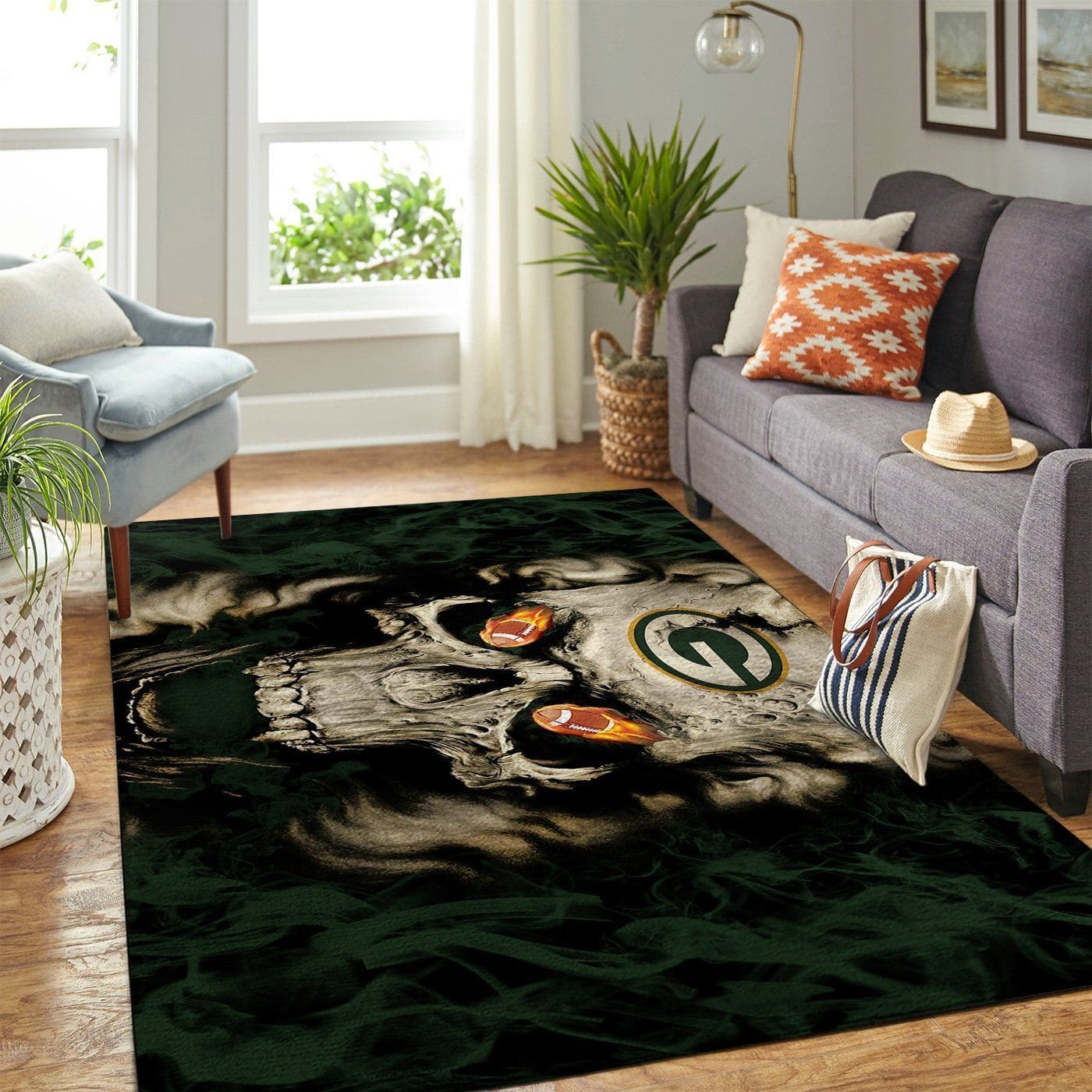 Amazon Green Bay Packers Living Room Area No3121 Rug