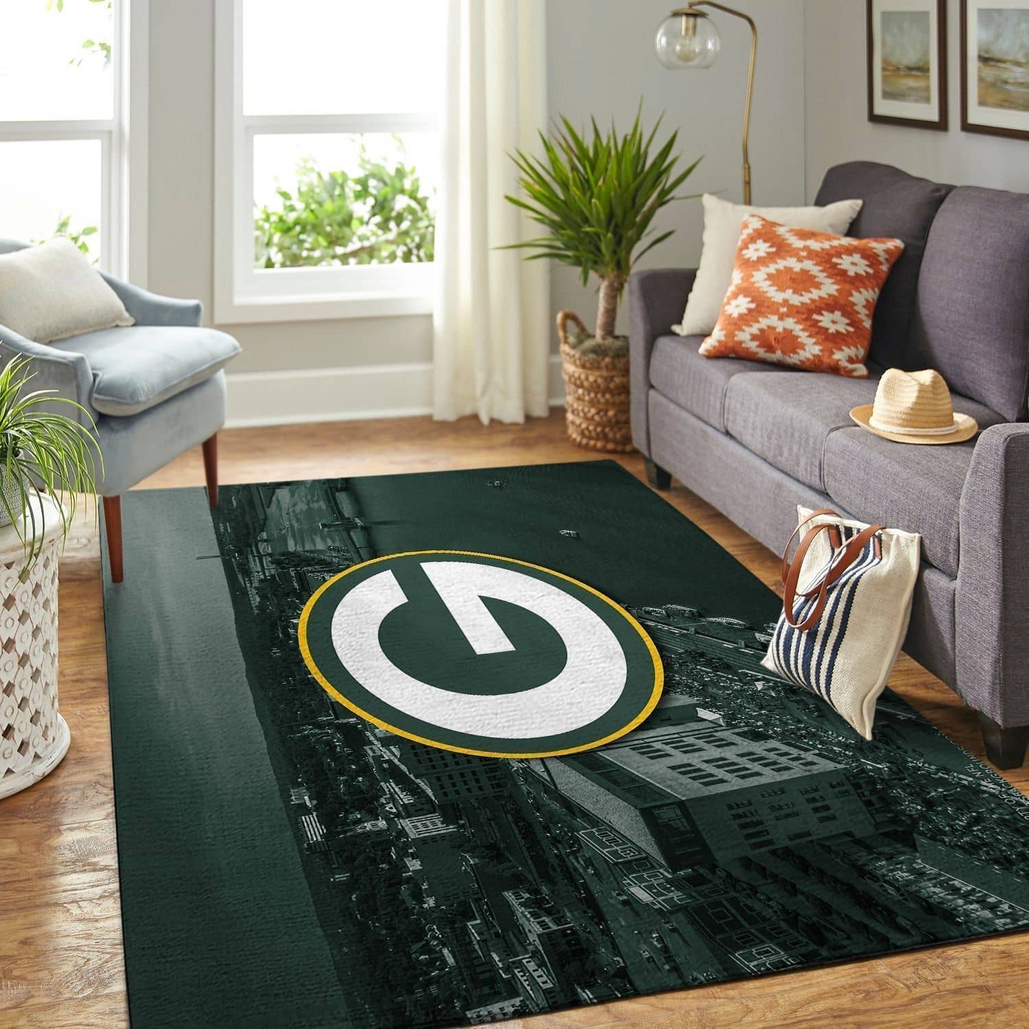 Amazon Green Bay Packers Living Room Area No3139 Rug