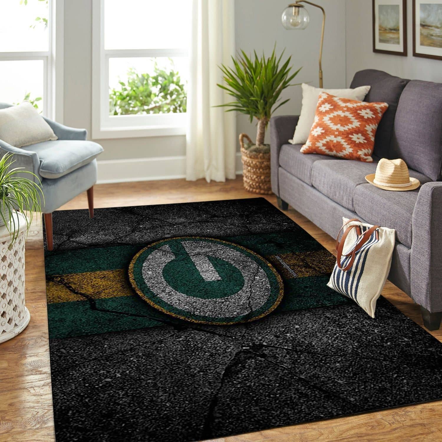 Amazon Green Bay Packers Living Room Area No3140 Rug
