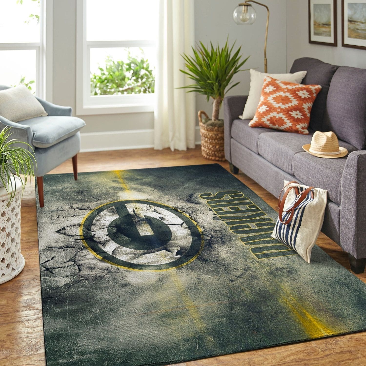 Amazon Green Bay Packers Living Room Area No3141 Rug