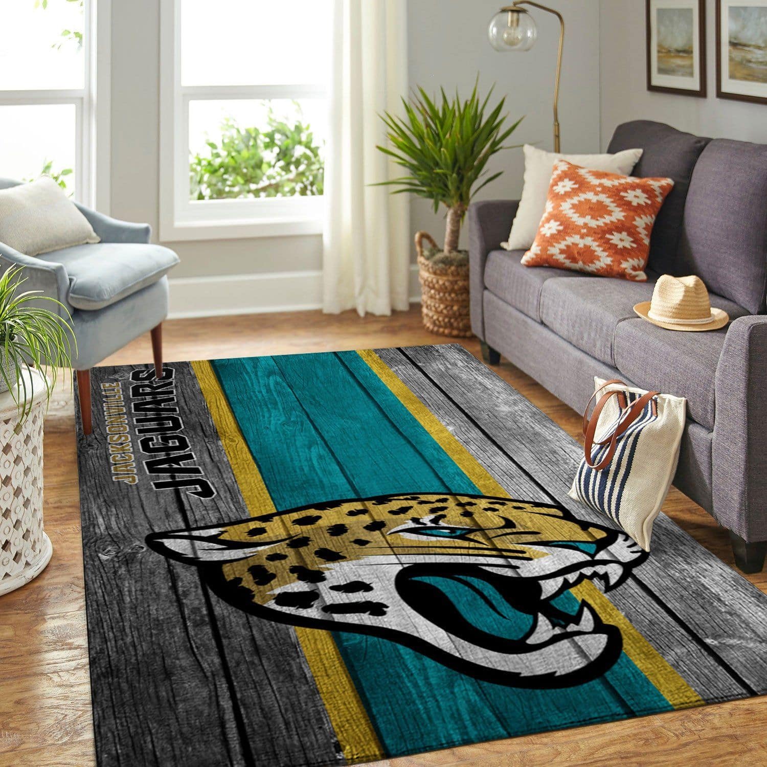 Amazon Jacksonville Jaguars Living Room Area No3358 Rug