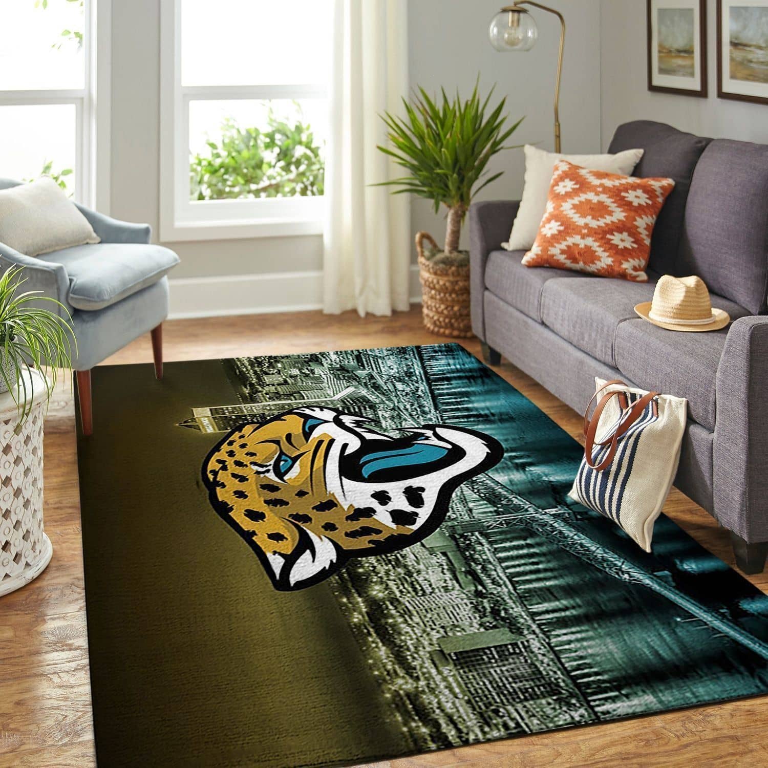 Amazon Jacksonville Jaguars Living Room Area No3367 Rug