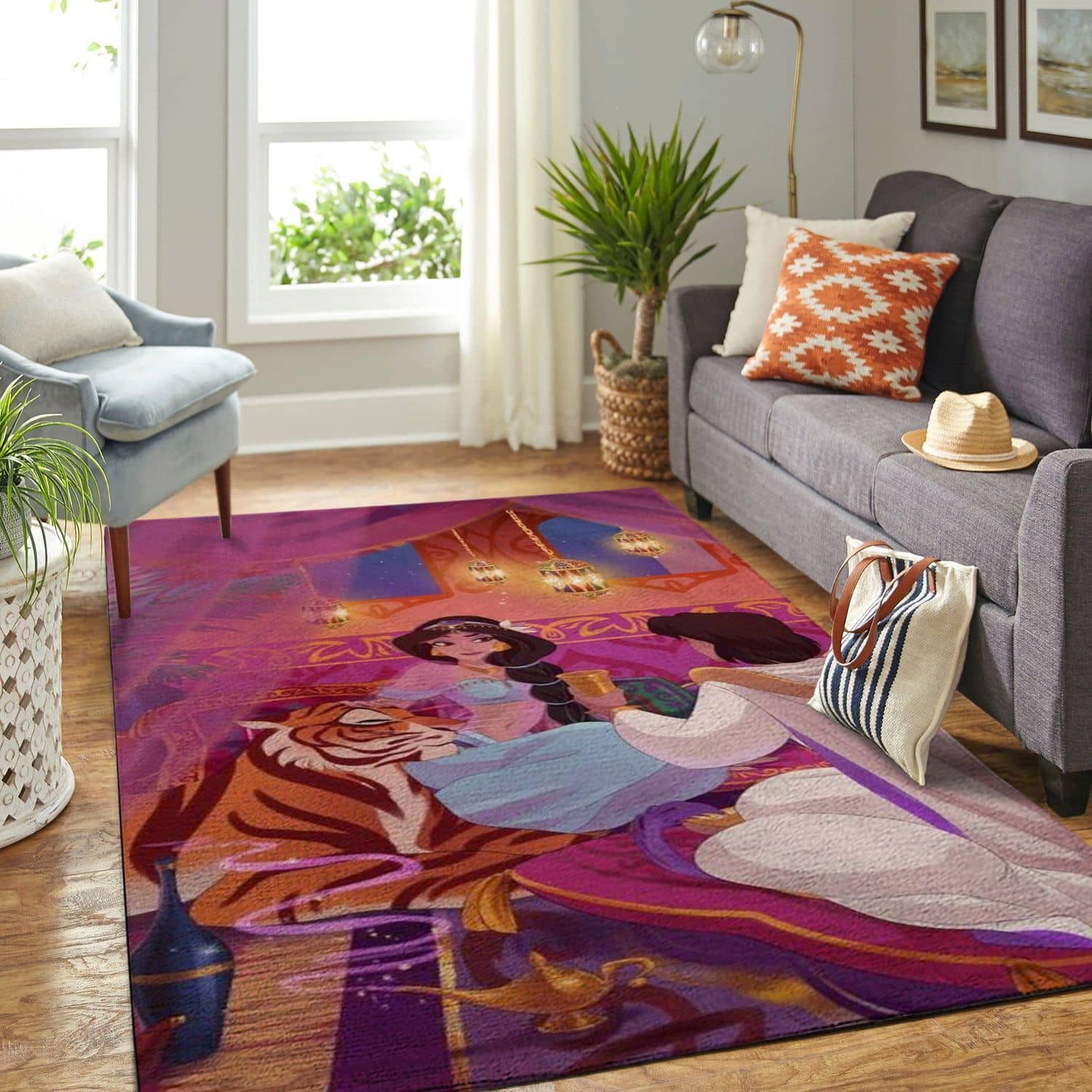 Amazon Jasmine Aladin Living Room Area No6218 Rug