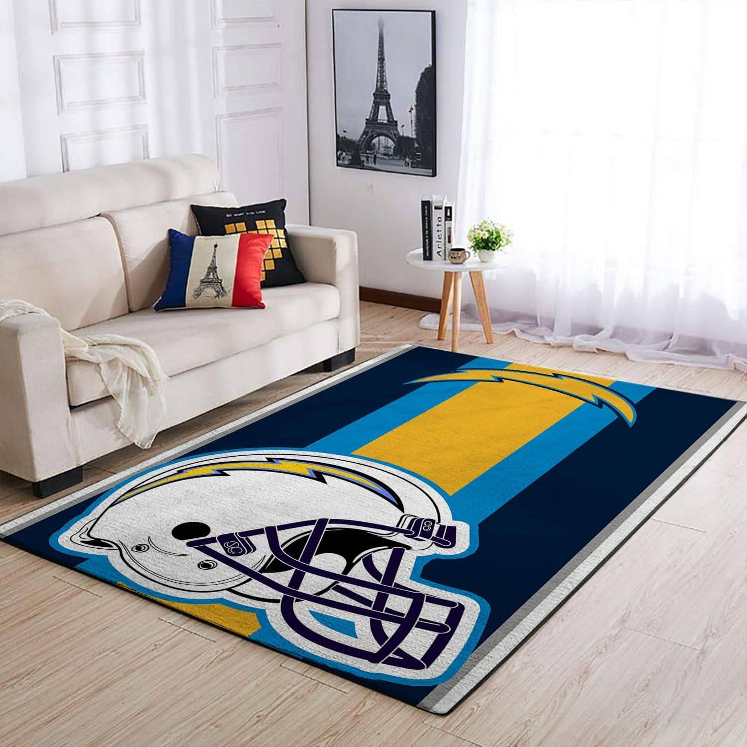 Amazon Los Angeles Chargers Living Room Area No3510 Rug