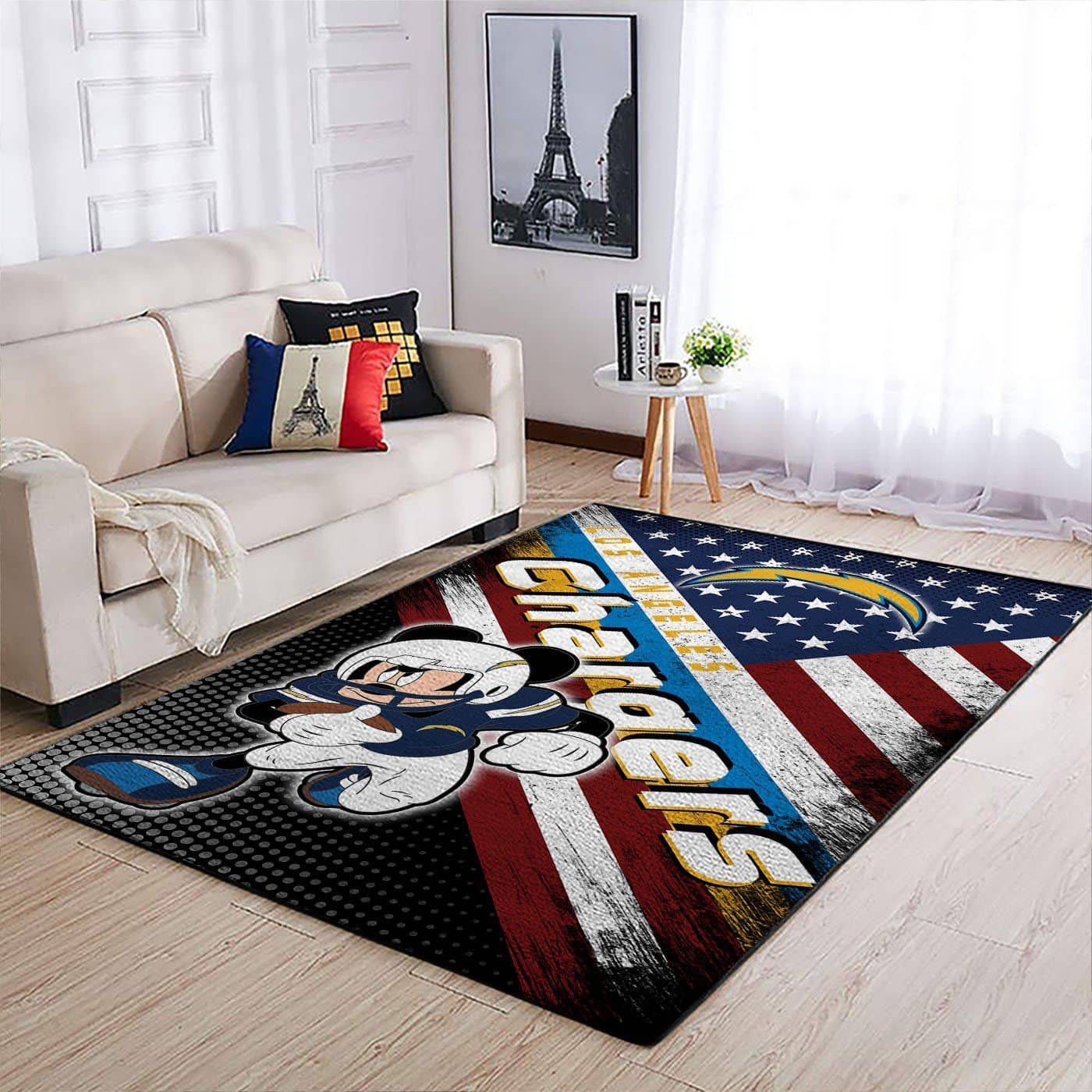 Amazon Los Angeles Chargers Living Room Area No3512 Rug