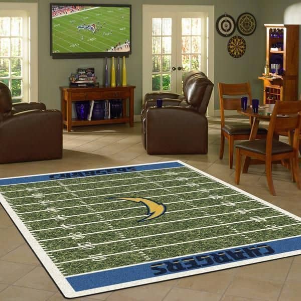 Amazon Los Angeles Chargers Living Room Area No3521 Rug