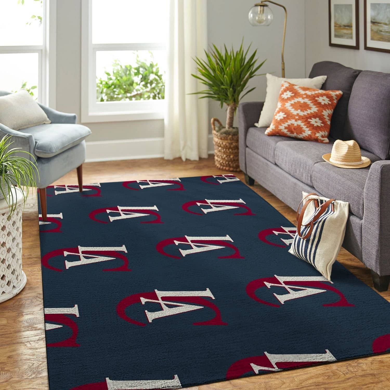 Amazon Los Angeles Clippers Living Room Area No3550 Rug