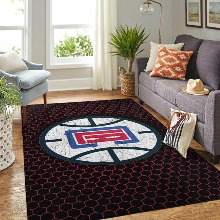 Amazon Los Angeles Clippers Living Room Area No3562 Rug