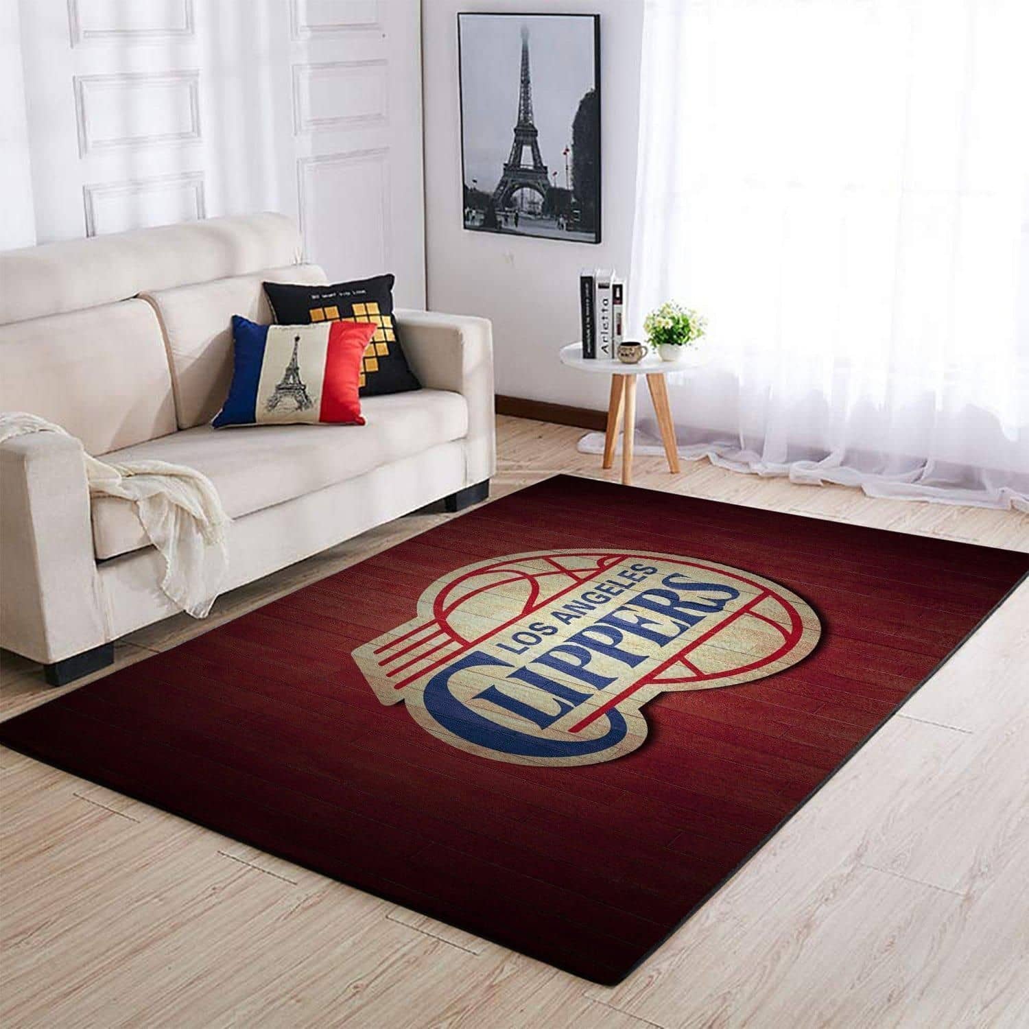 Amazon Los Angeles Clippers Living Room Area No3567 Rug