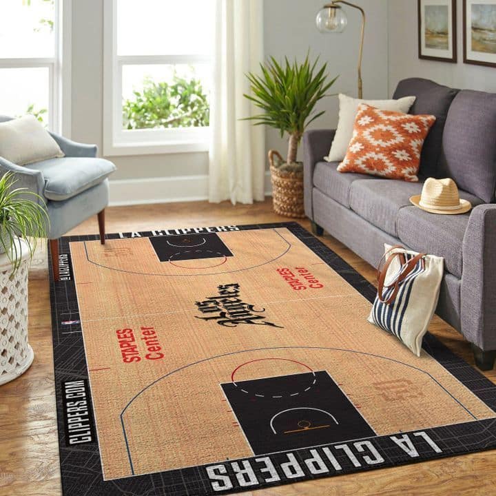 Amazon Los Angeles Clippers Living Room Area No3569 Rug