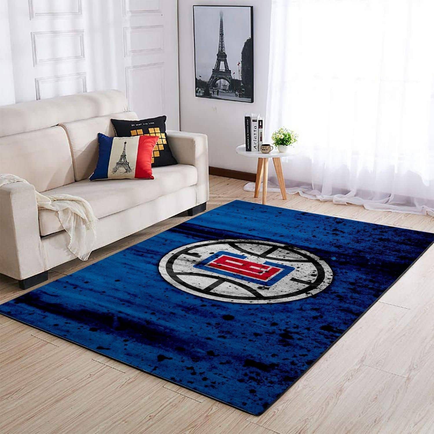 Amazon Los Angeles Clippers Living Room Area No3570 Rug