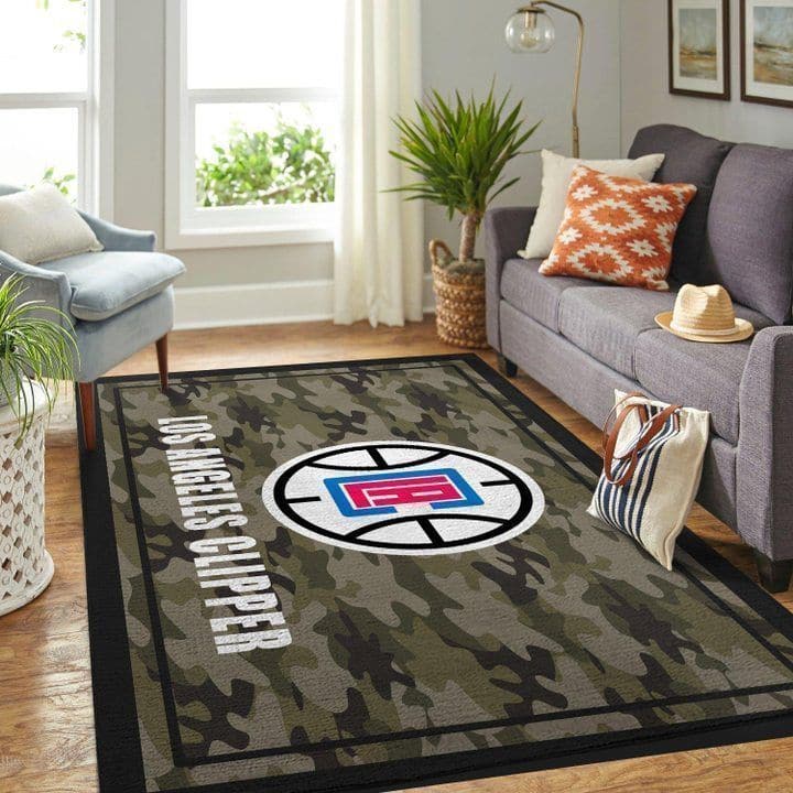 Amazon Los Angeles Clippers Living Room Area No3573 Rug