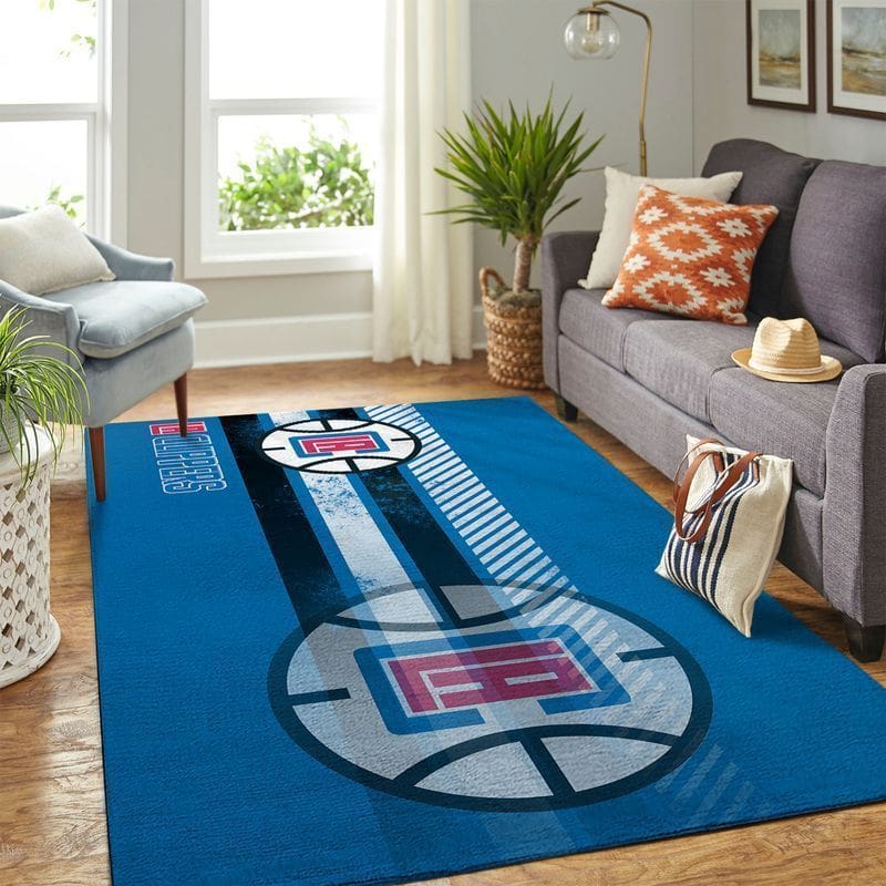 Amazon Los Angeles Clippers Living Room Area No3575 Rug