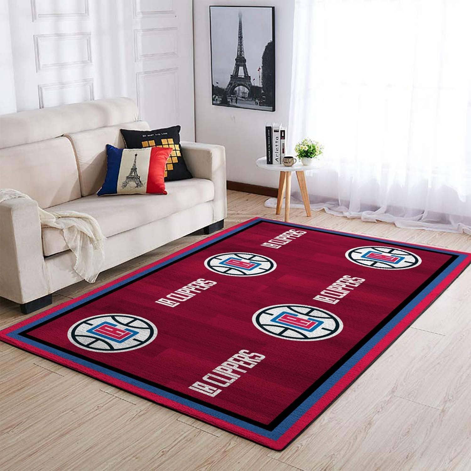 Amazon Los Angeles Clippers Living Room Area No3576 Rug