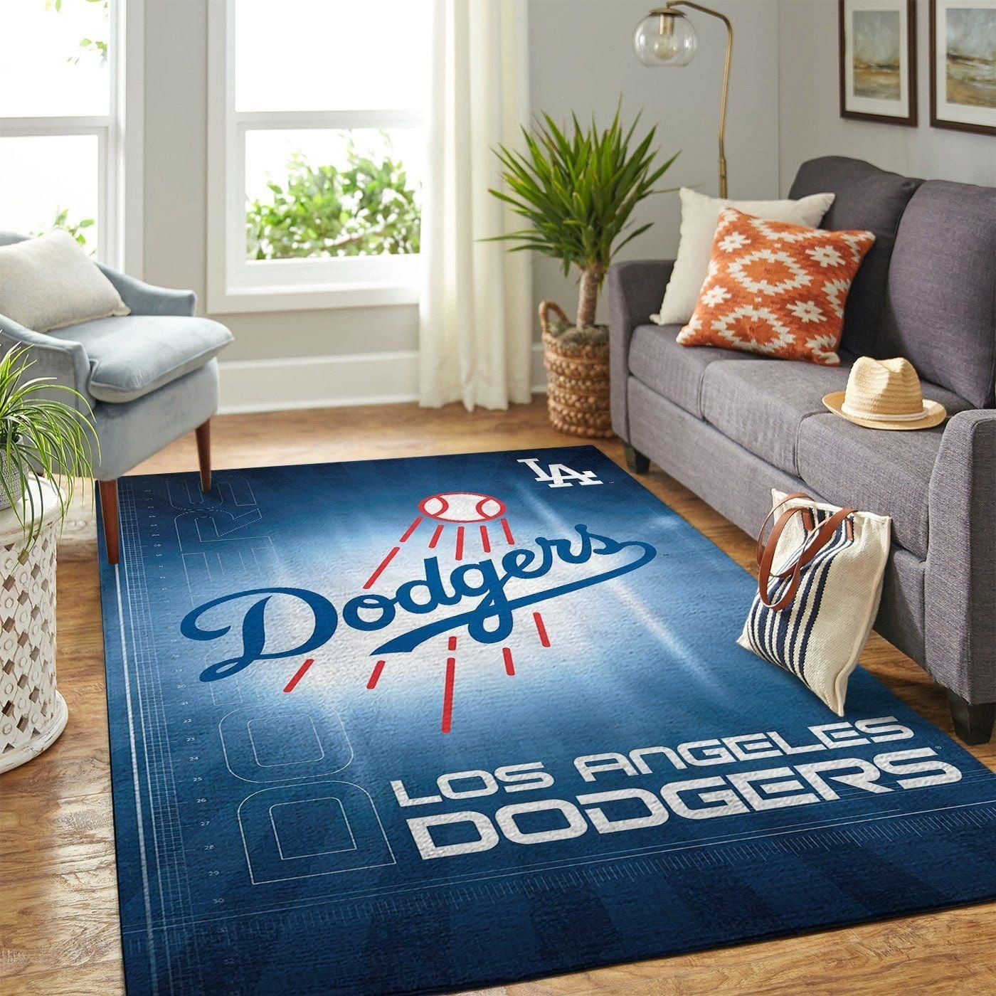 Amazon Los Angeles Dodgers Living Room Area No3584 Rug