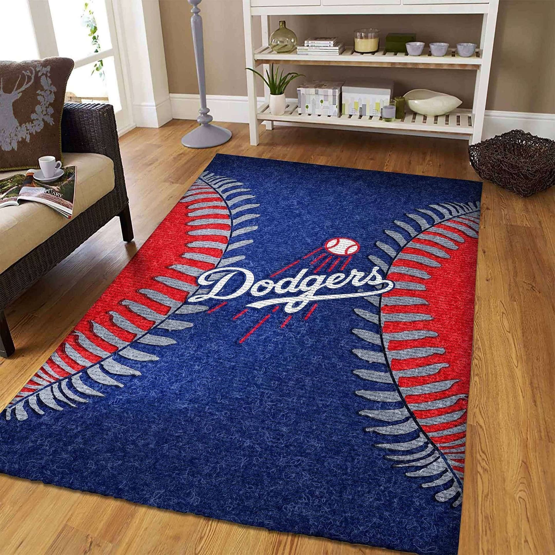 Amazon Los Angeles Dodgers Living Room Area No3593 Rug