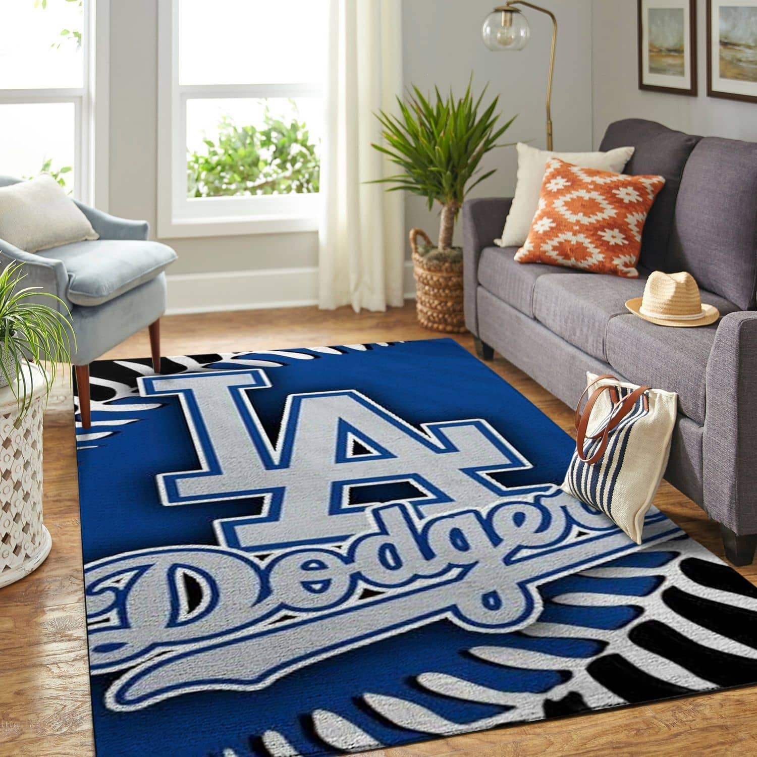 Amazon Los Angeles Dodgers Living Room Area No3608 Rug