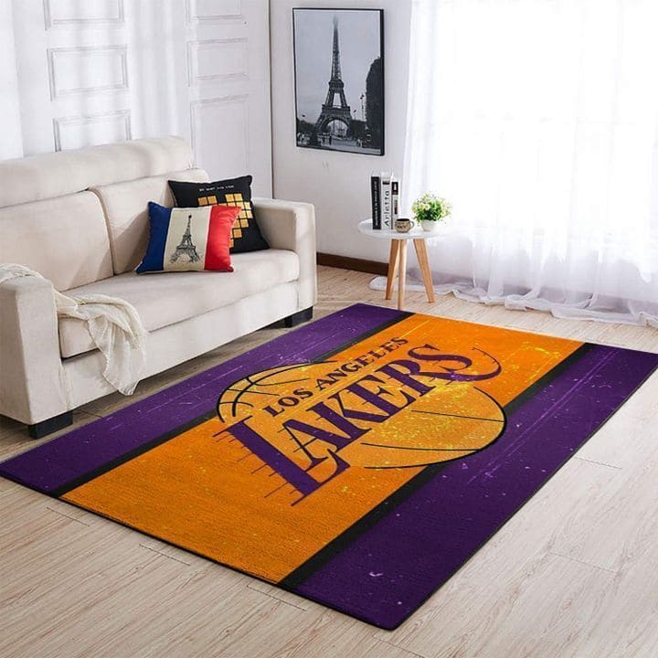 Amazon Los Angeles Lakers Living Room Area No3640 Rug