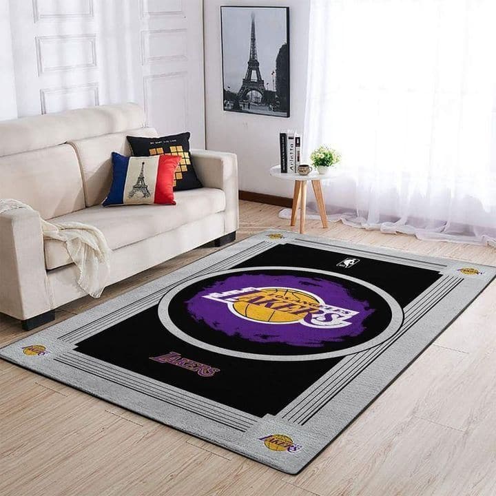 Amazon Los Angeles Lakers Living Room Area No3653 Rug