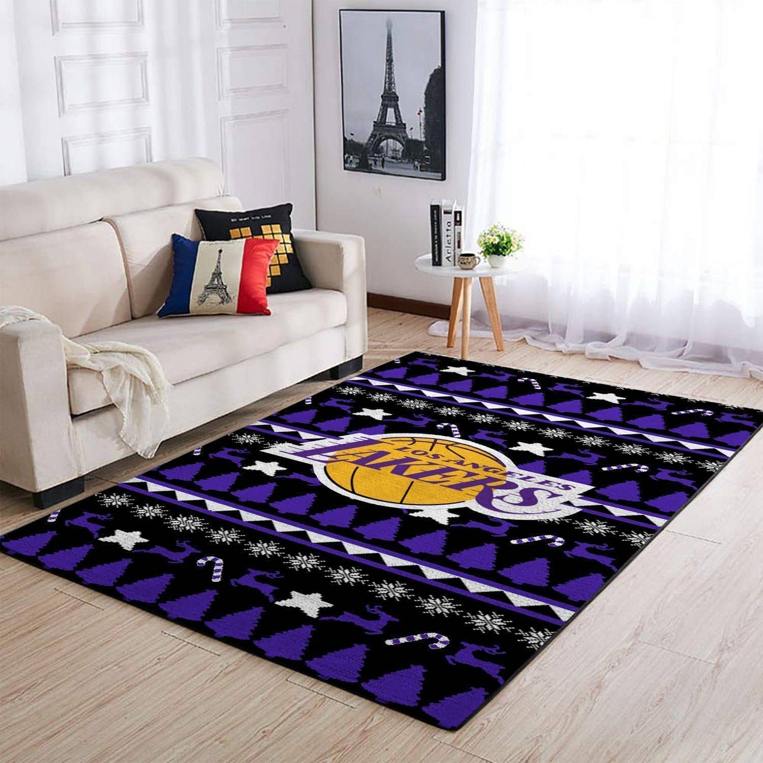 Amazon Los Angeles Lakers Living Room Area No3659 Rug