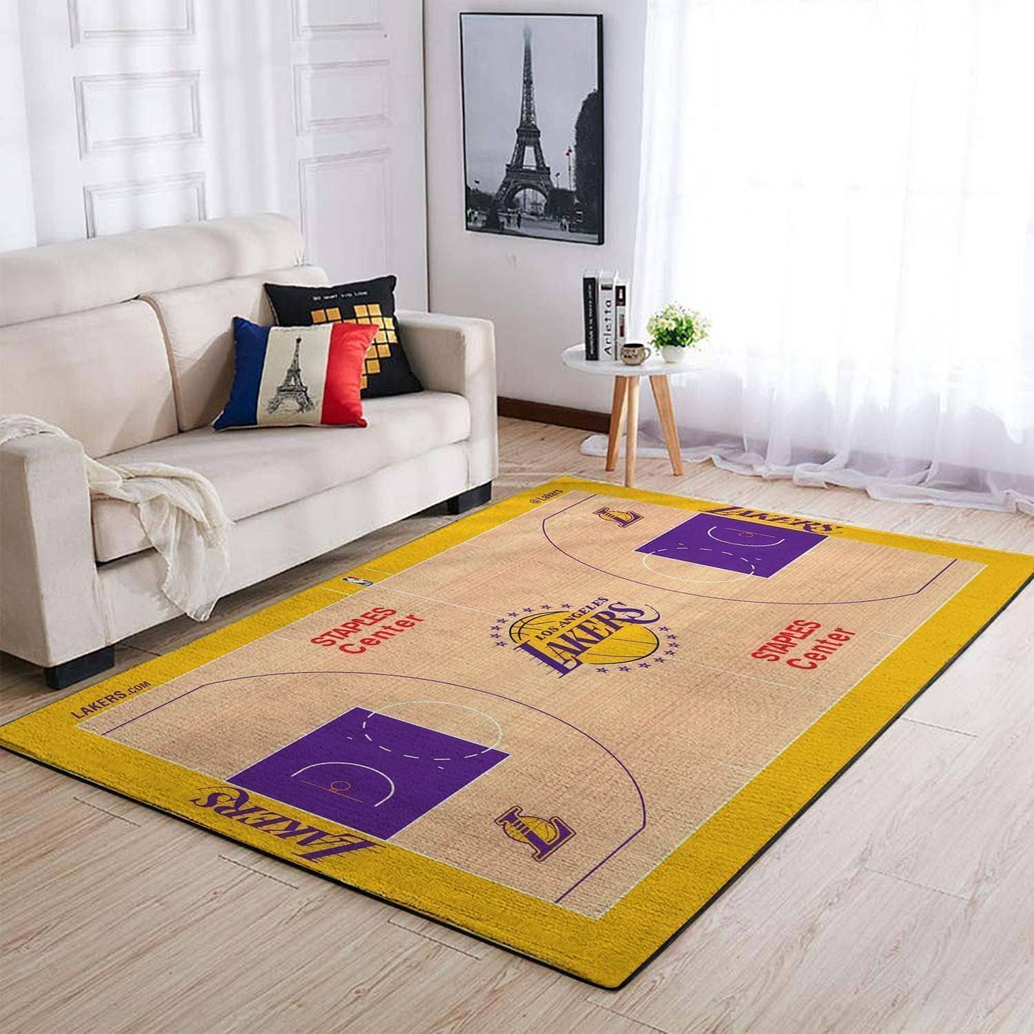 Amazon Los Angeles Lakers Living Room Area No3664 Rug