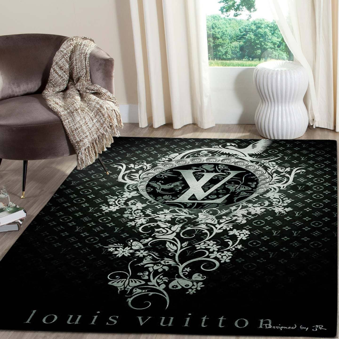 Amazon Louis Vuitton Living Room Area No1873 Rug