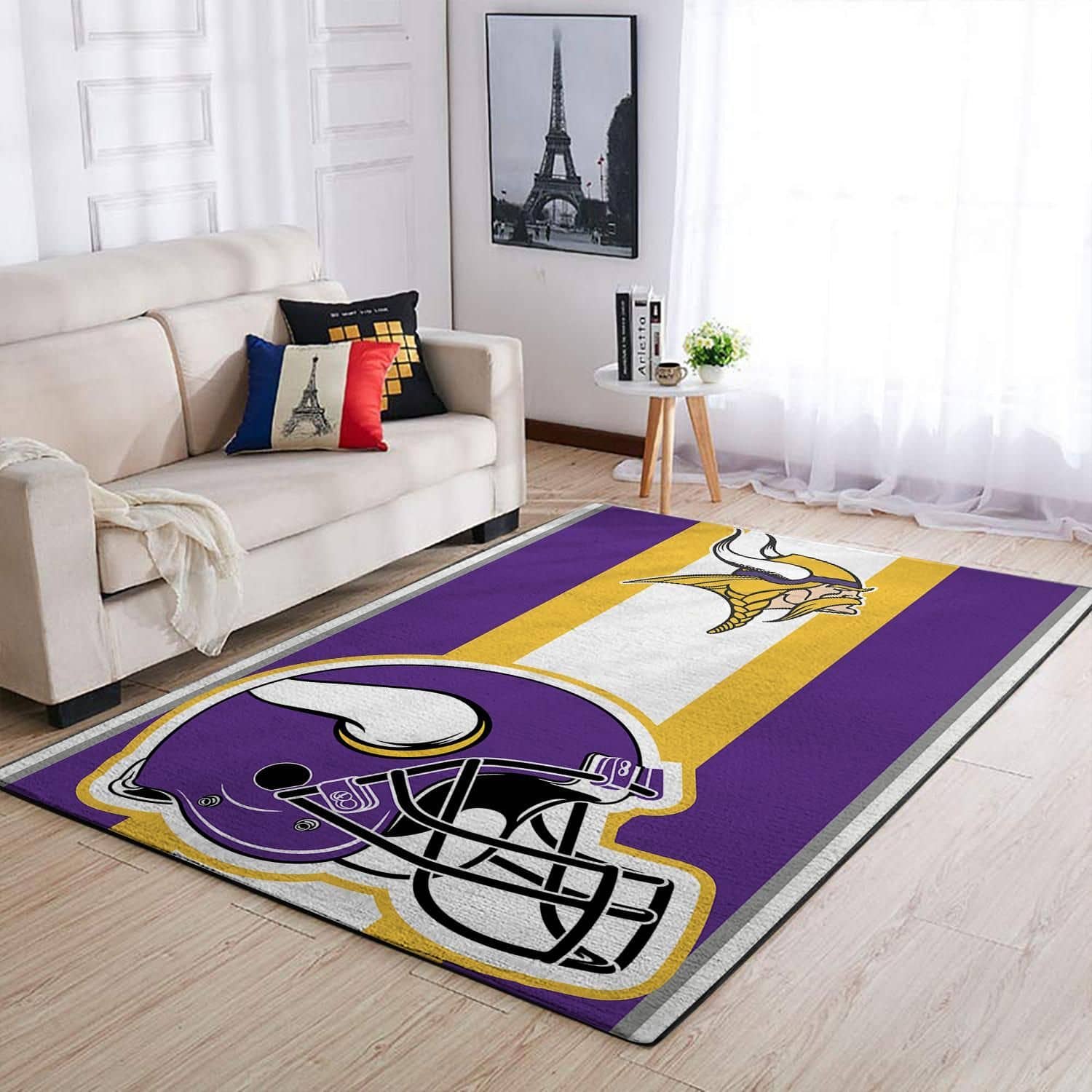 Amazon Minnesota Vikings Living Room Area No3954 Rug