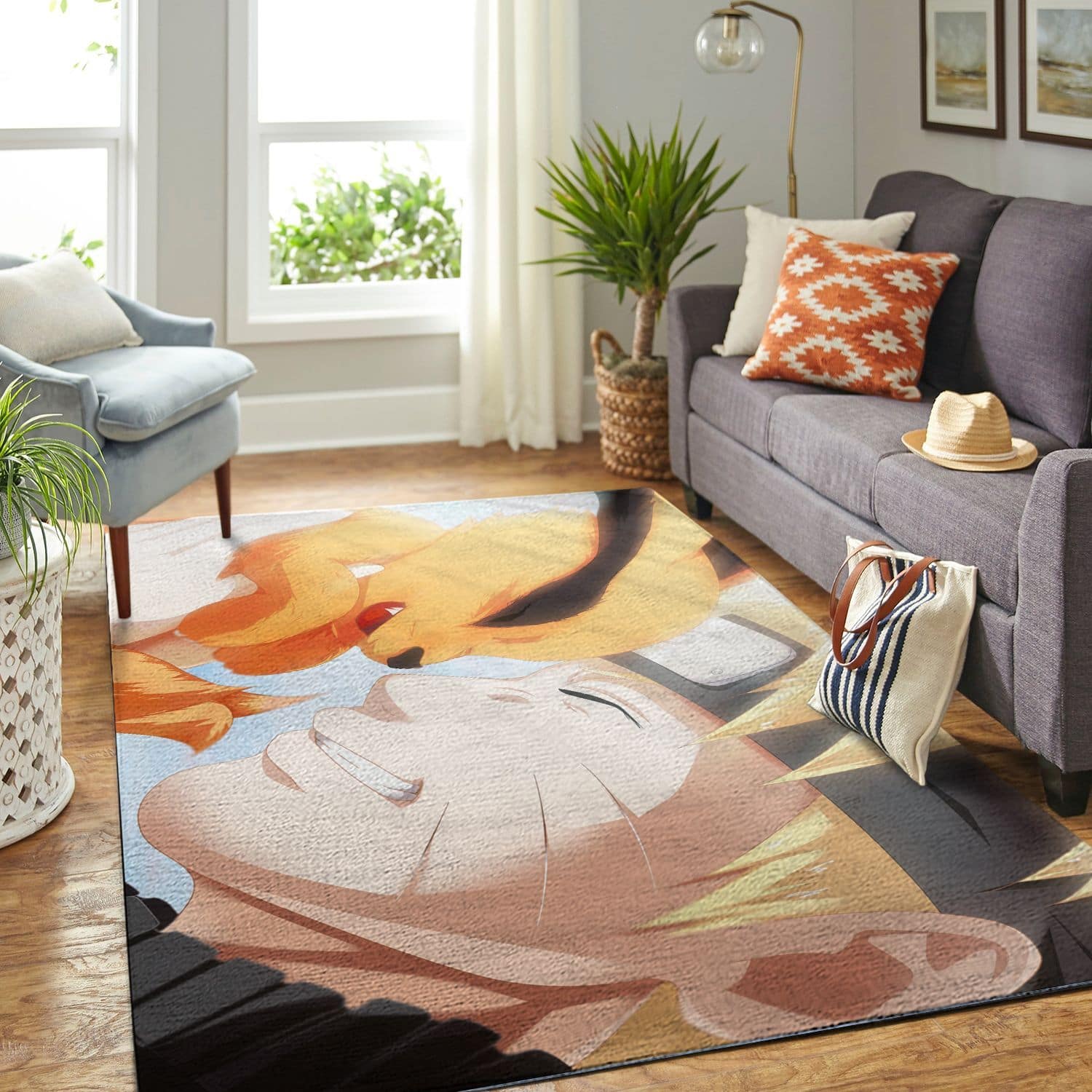 Amazon Naruto Themed Living Room Area No6359 Rug