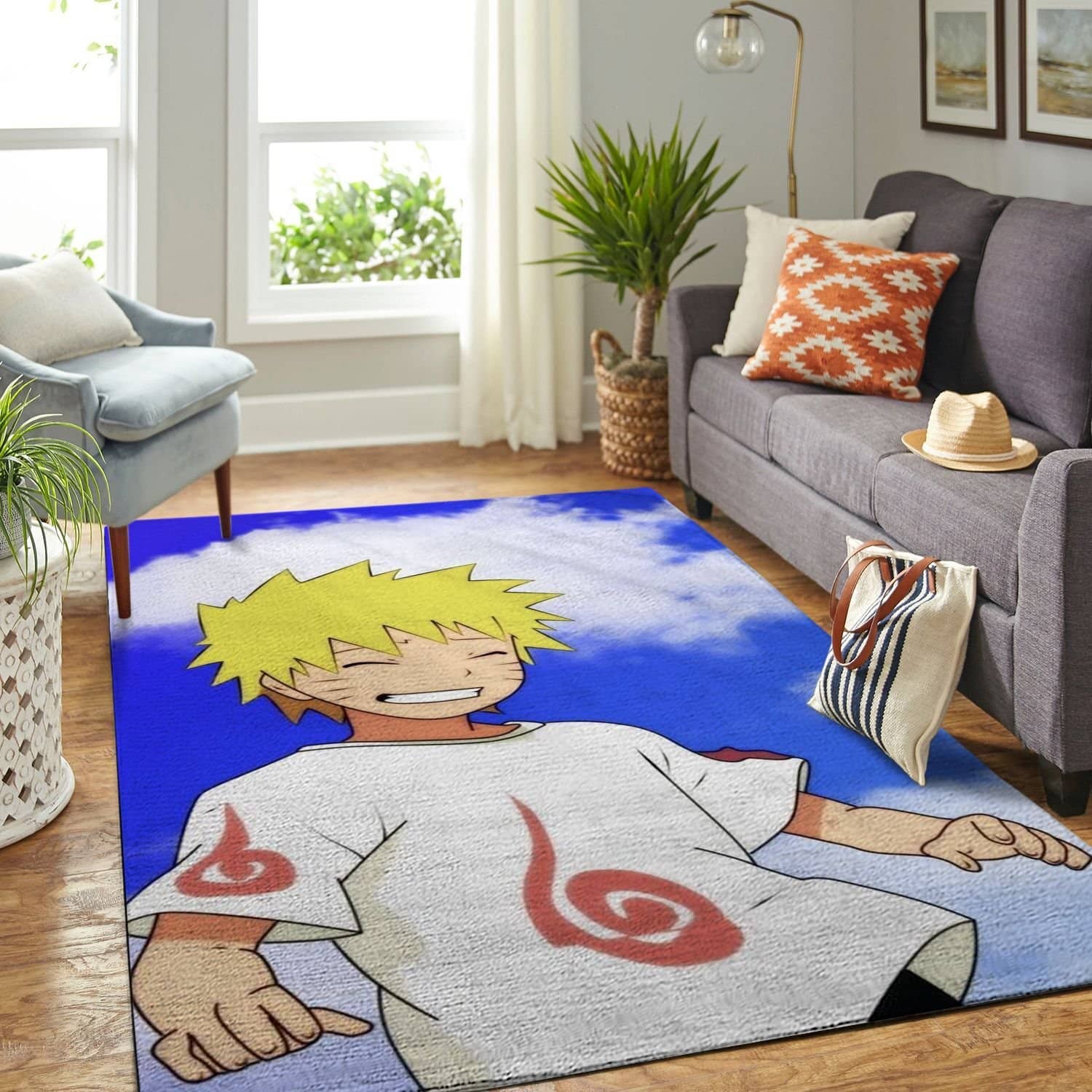 Amazon Naruto Themed Living Room Area No6383 Rug