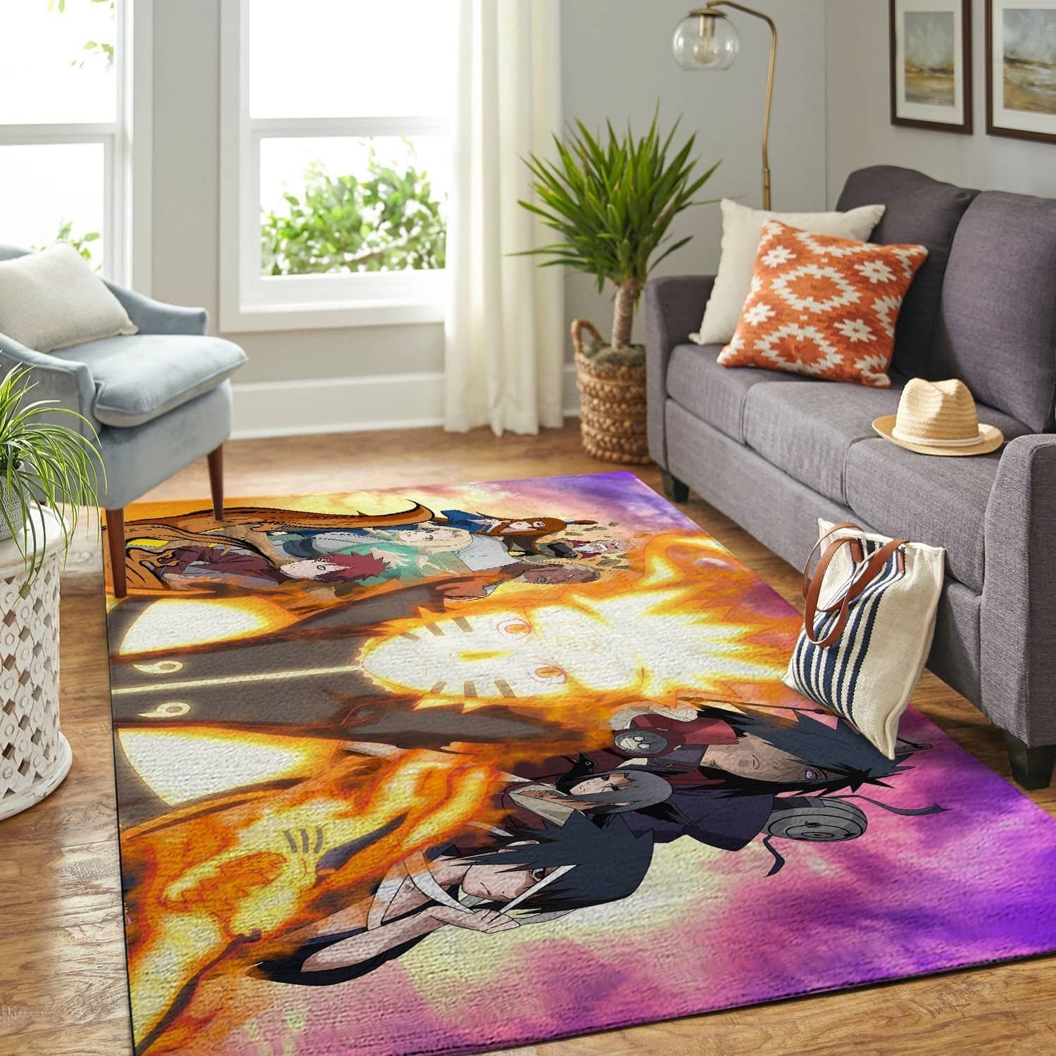 Amazon Naruto Themed Living Room Area No6386 Rug