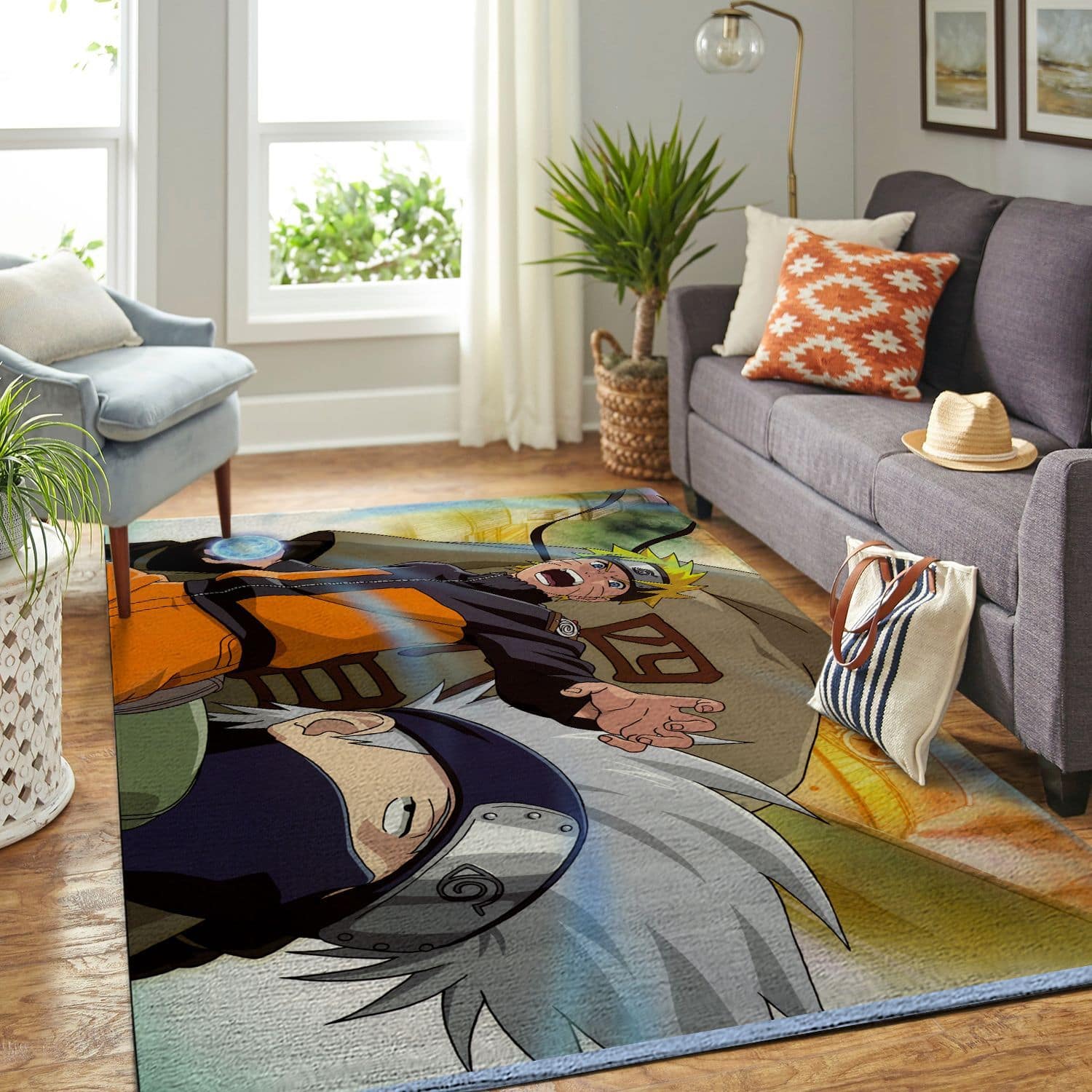 Amazon Naruto Themed Living Room Area No6395 Rug