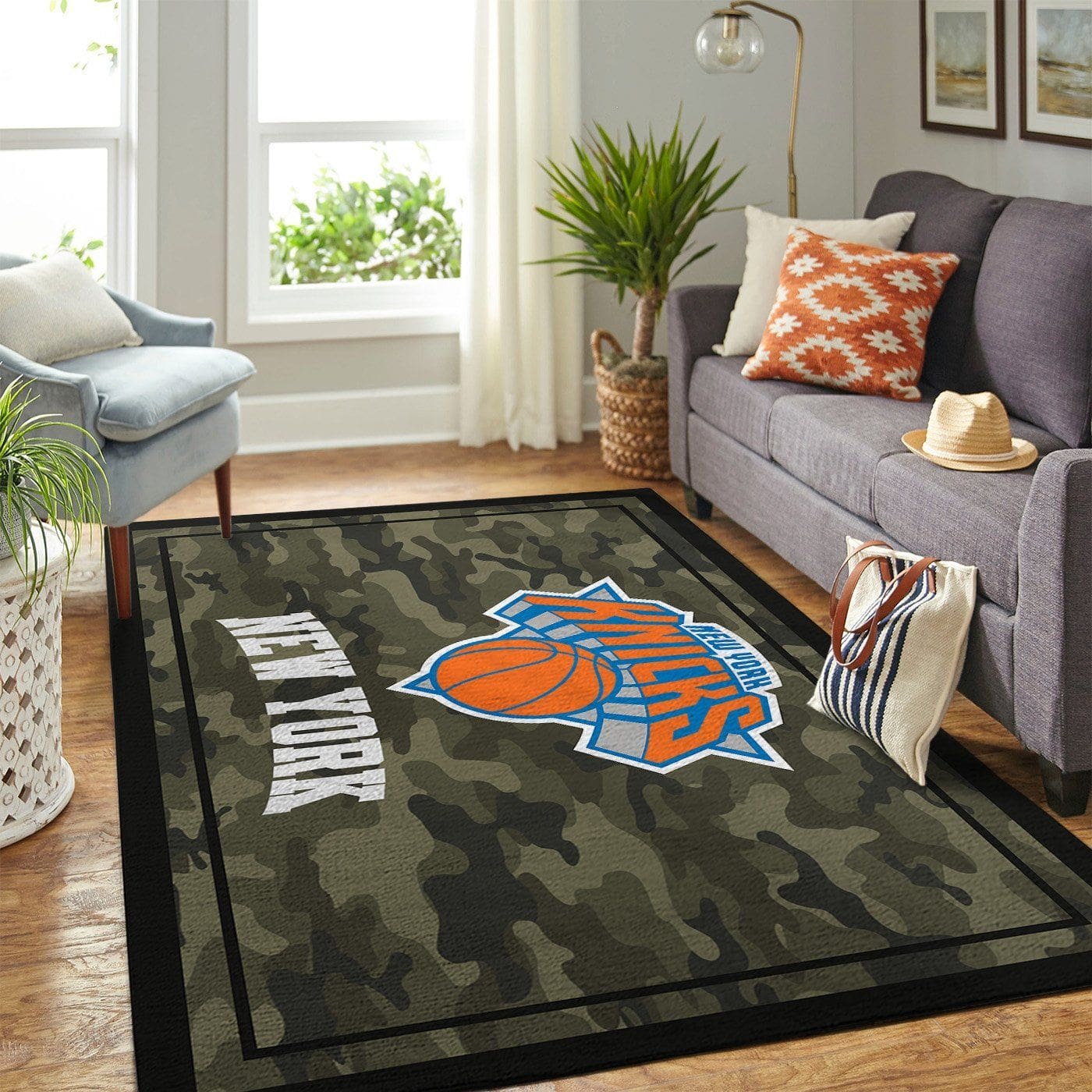 Amazon New York Knicks Living Room Area No4193 Rug