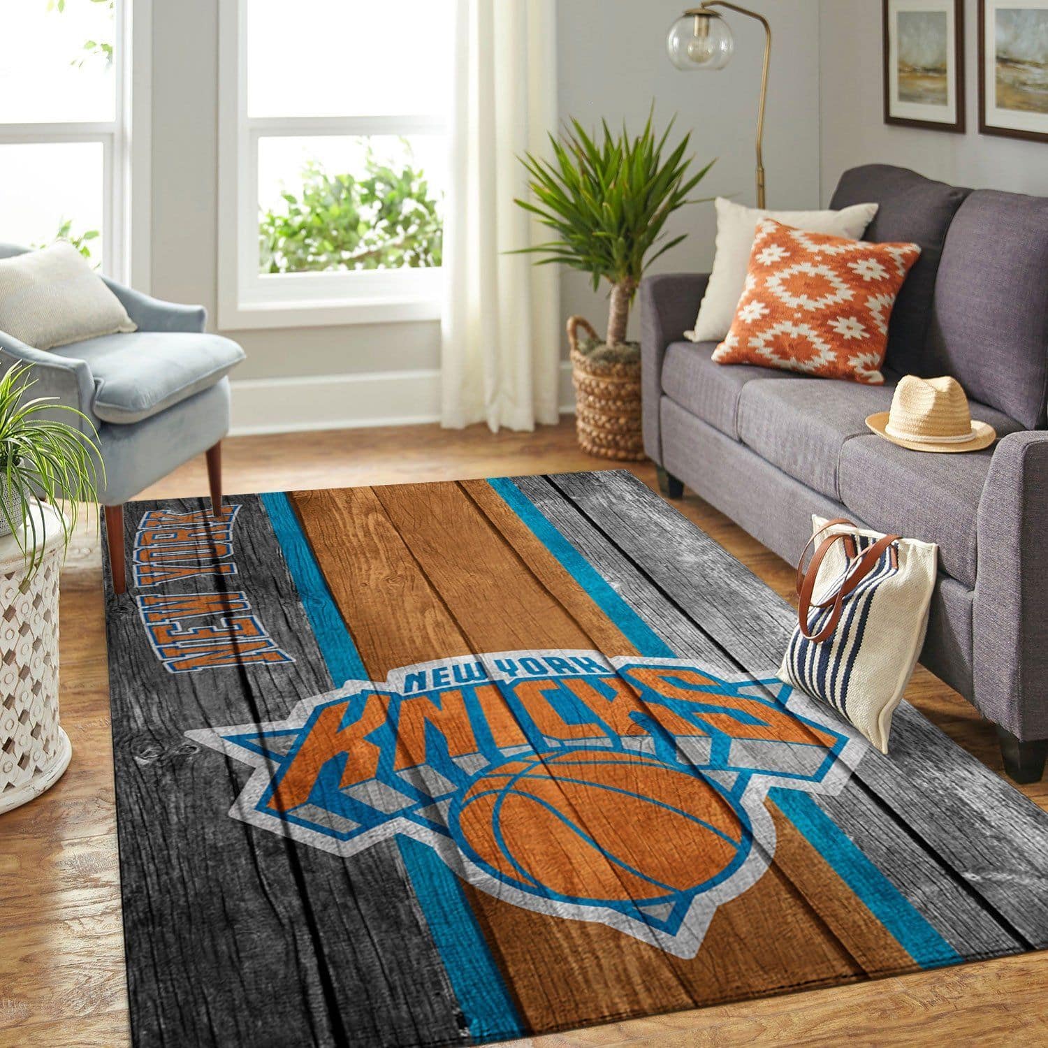 Amazon New York Knicks Living Room Area No4199 Rug
