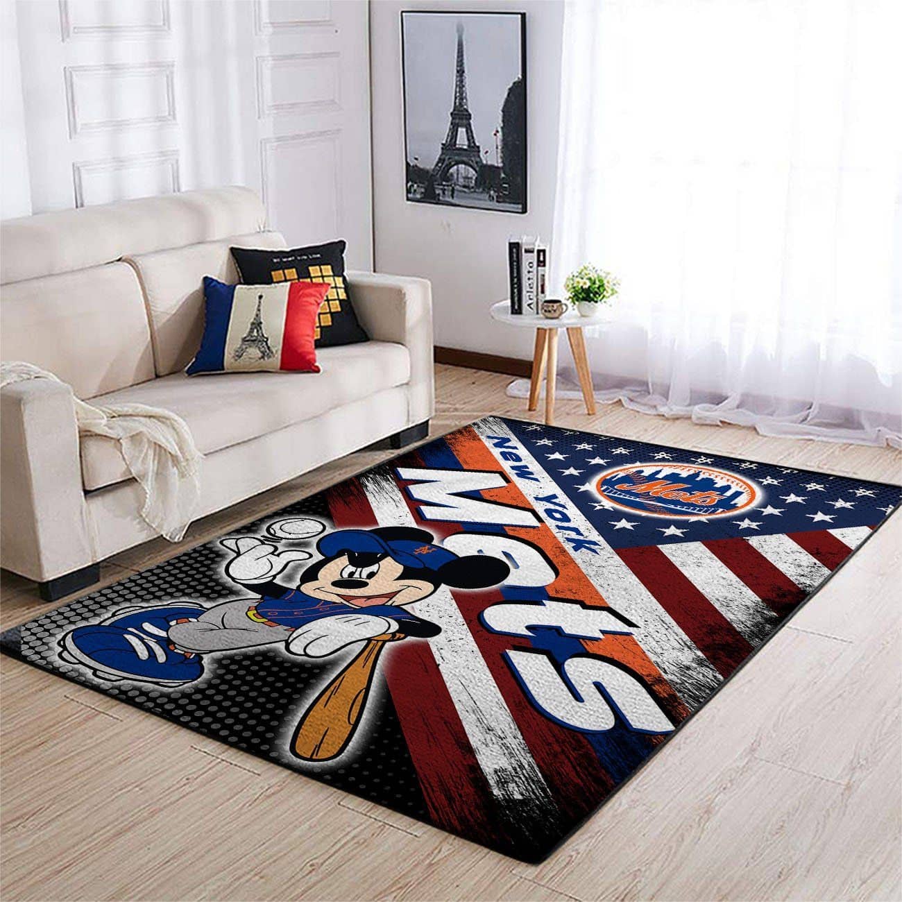 Amazon New York Mets Living Room Area No4224 Rug