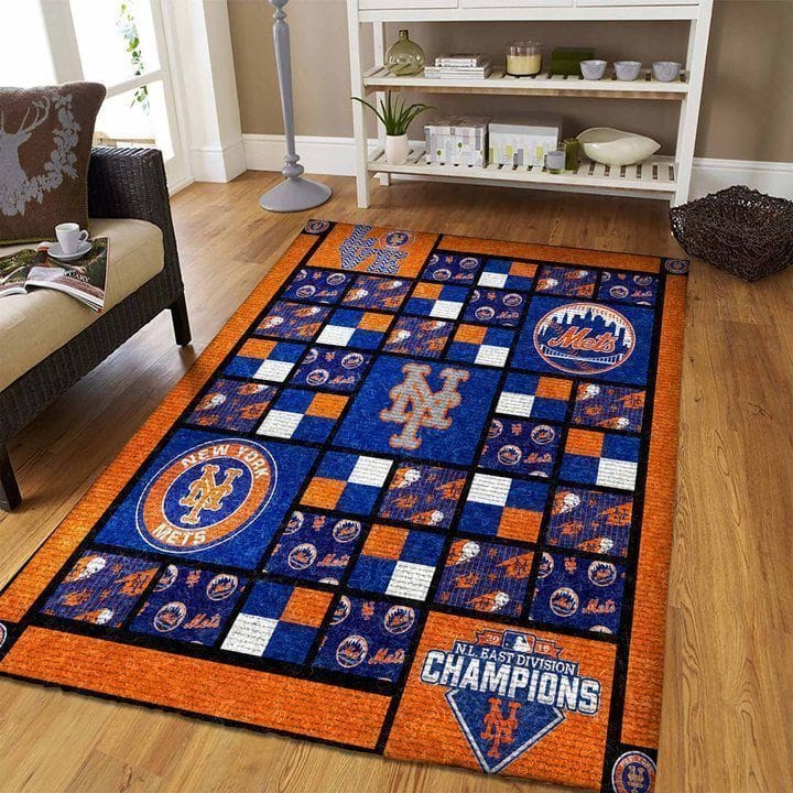 Amazon New York Mets Living Room Area No4241 Rug