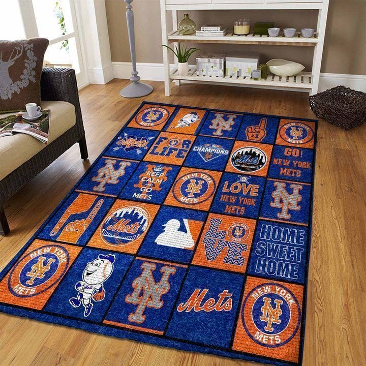 Amazon New York Mets Living Room Area No4243 Rug