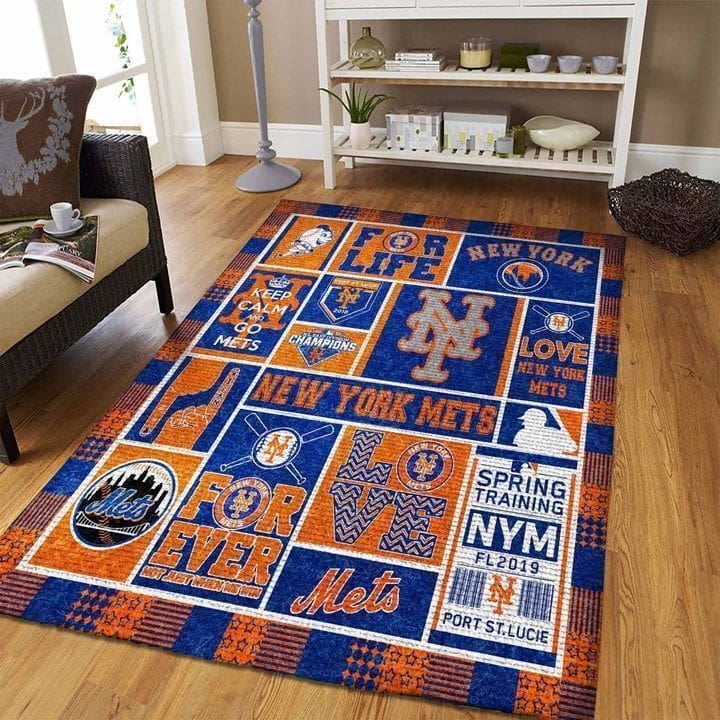 Amazon New York Mets Living Room Area No4244 Rug