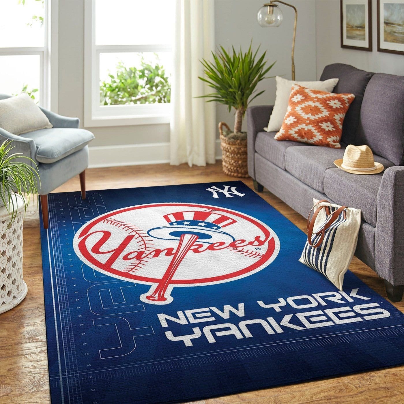 Amazon New York Yankees Living Room Area No4264 Rug