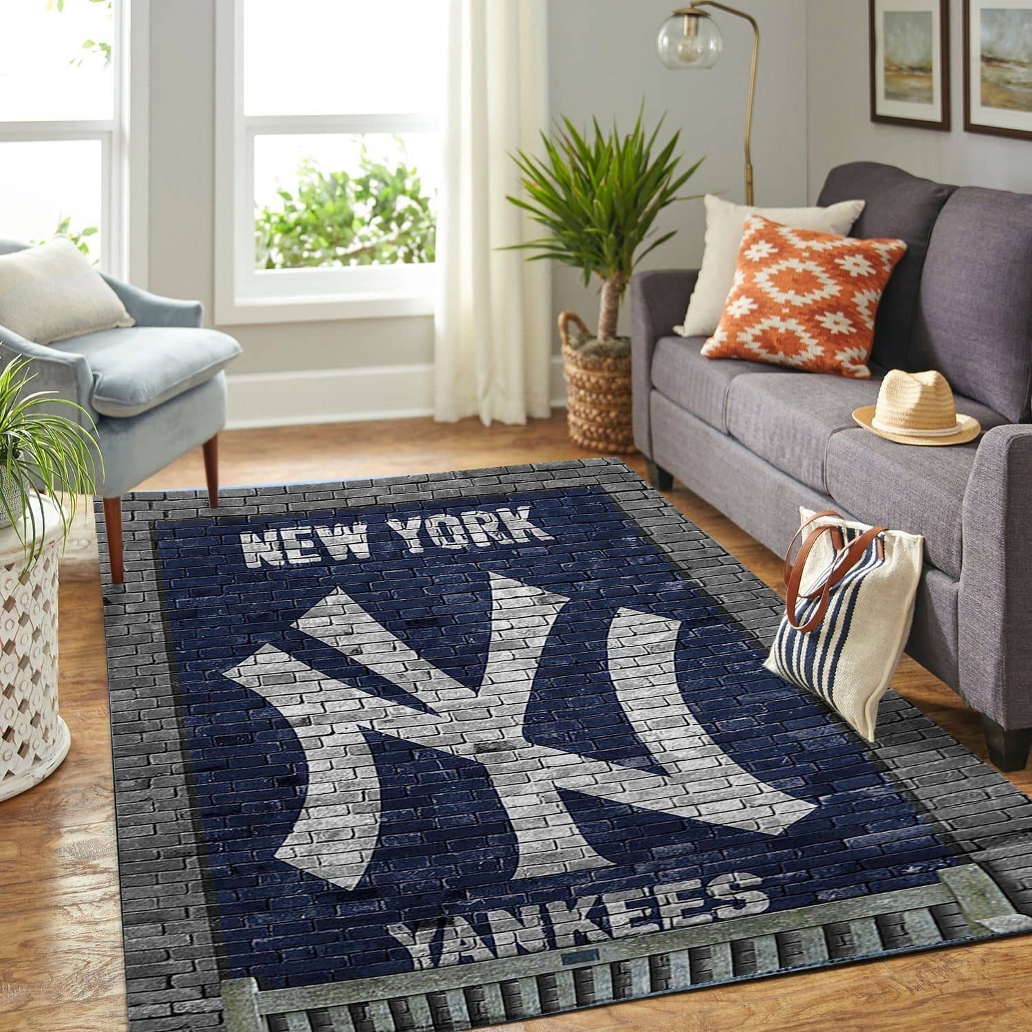 Amazon New York Yankees Living Room Area No4268 Rug