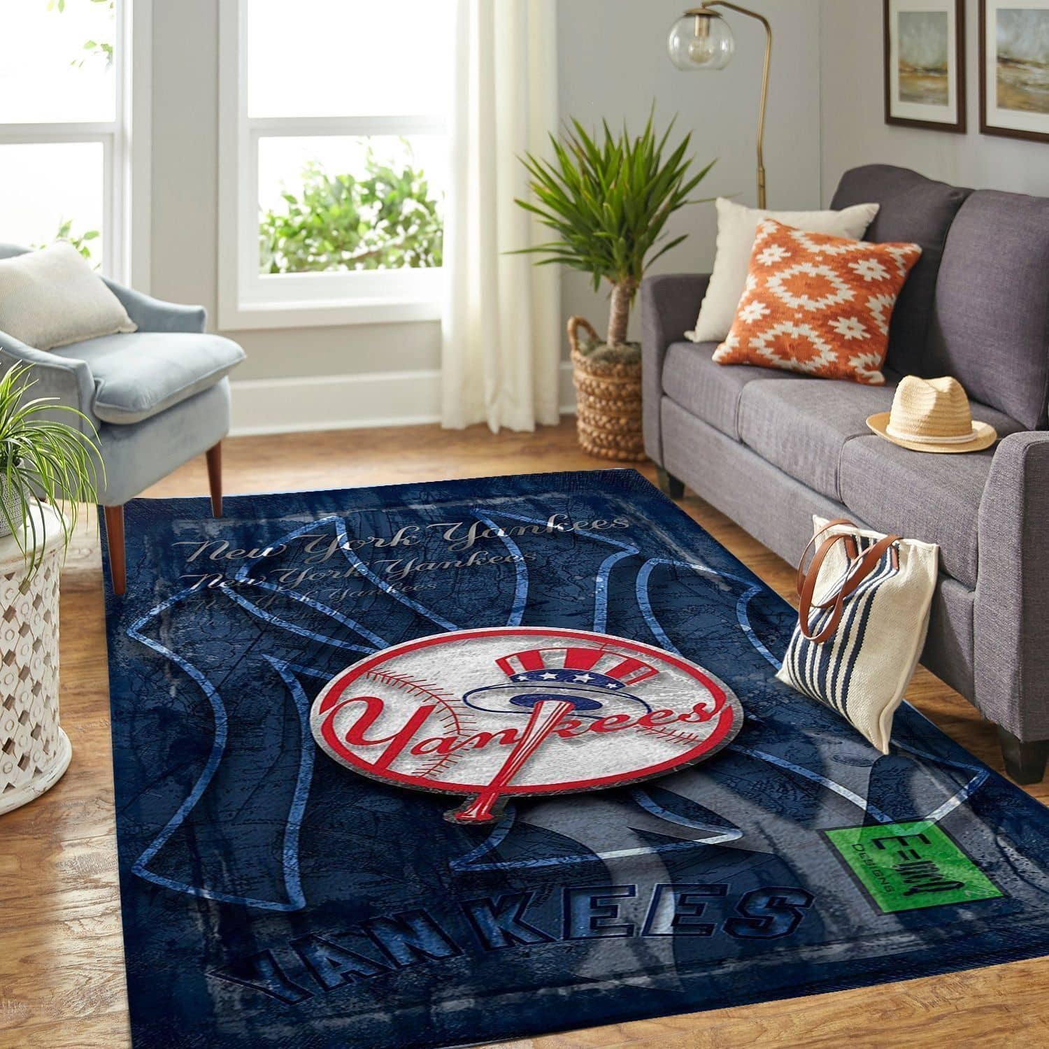 Amazon New York Yankees Living Room Area No4269 Rug