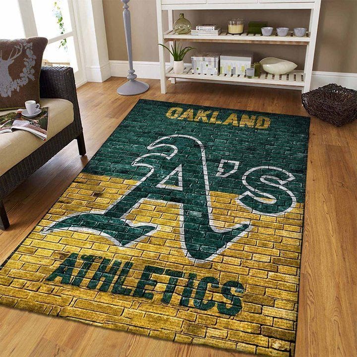 Amazon Oakland Athletics Living Room Area No4321 Rug