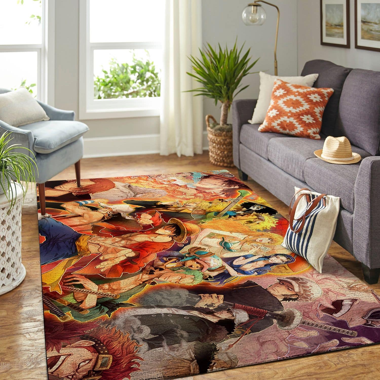Amazon Onepiece-Luffy Living Room Area No6435 Rug