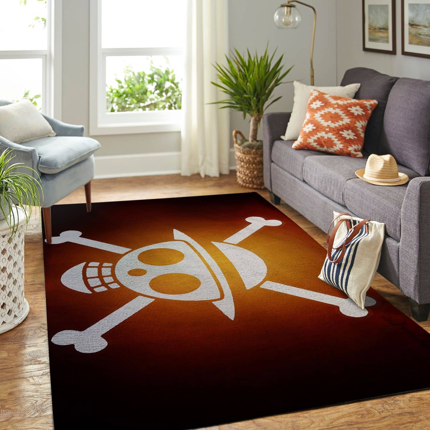 Amazon Onepiece-Luffy Living Room Area No6445 Rug