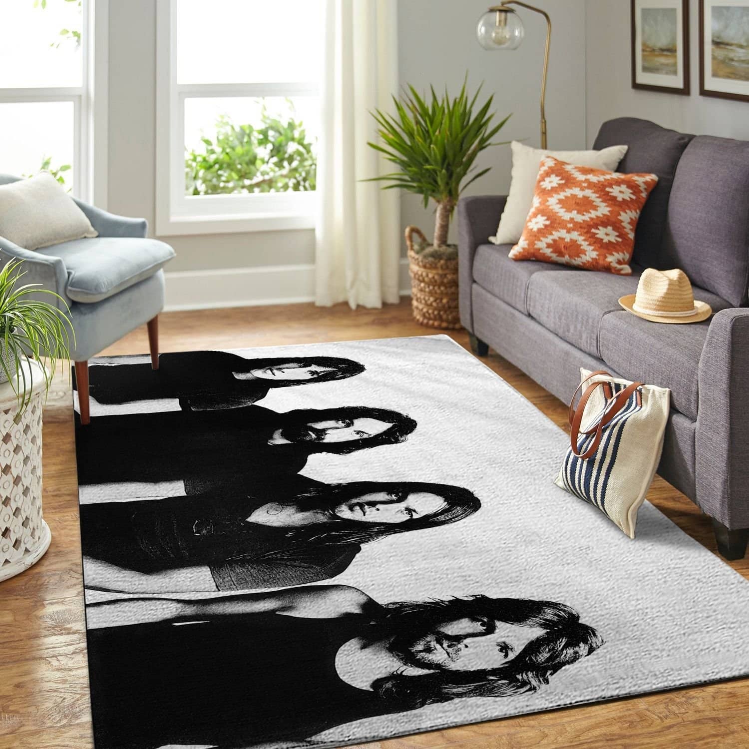 Amazon Pink Floyd-Legend Band Living Room Area No6458 Rug
